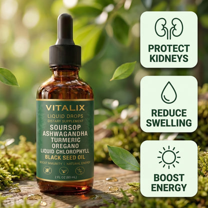 Vitalix - Soursop Liquid Complex - Natural Herbal Kidney Detox