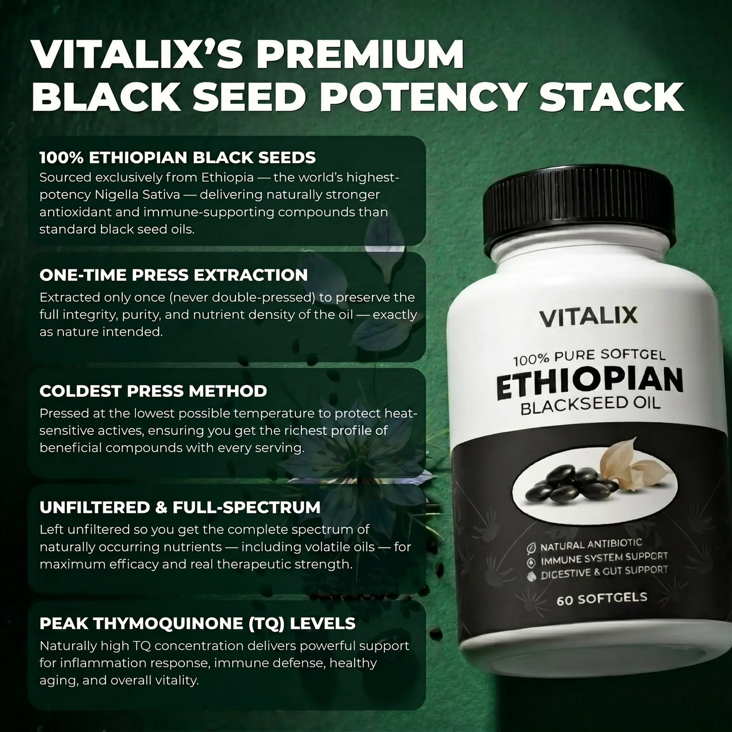 Ethiopian Black Seed Oil